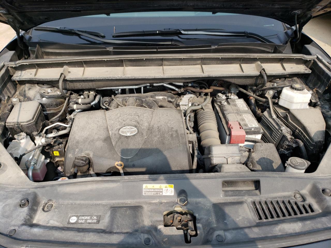 2022 TOYOTA HIGHLANDER XLE VIN:5TDHZRBH7NS567018