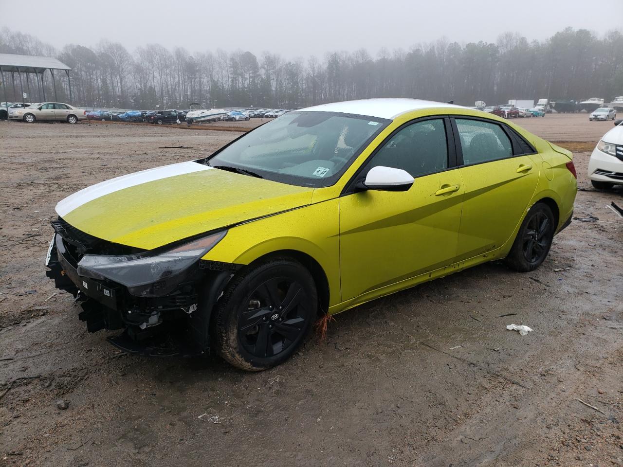 2022 HYUNDAI ELANTRA BLUE VIN:KMHLM4AJ4NU023051