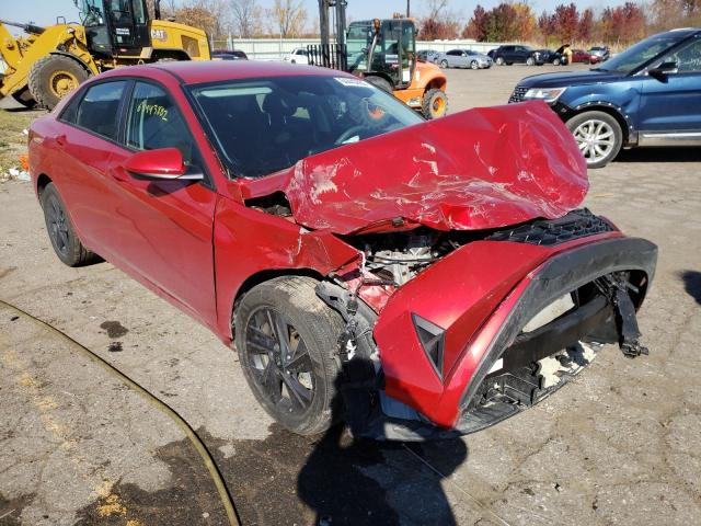 2021 HYUNDAI ELANTRA SEL VIN: 5NPLM4AG7MH043344