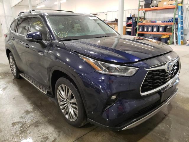 2021 TOYOTA HIGHLANDER HYBRID PLATINUM VIN: 5TDFARAH1MS010412