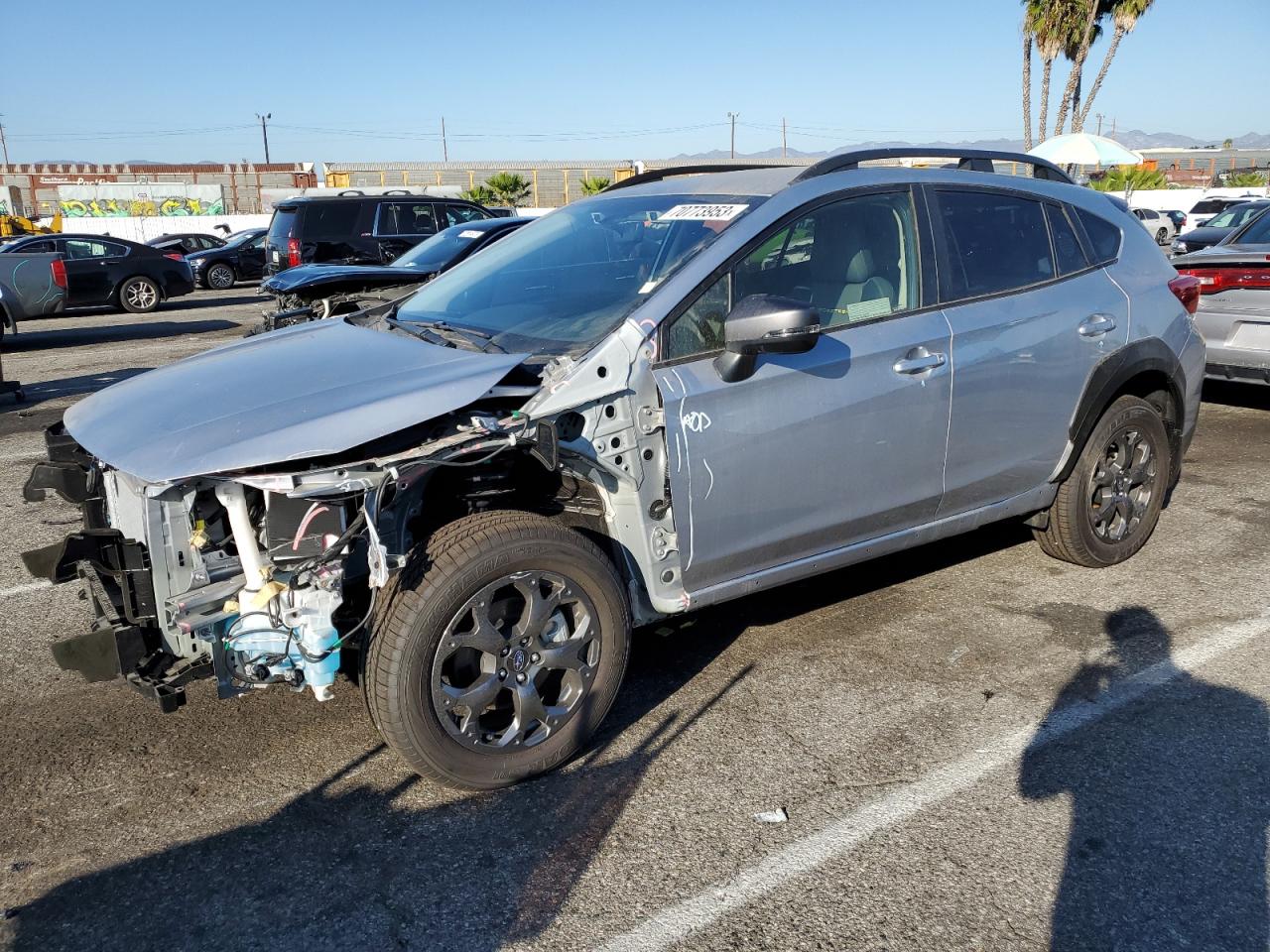 2023 SUBARU CROSSTREK SPORT VIN:JF2GTHRC4PH277331