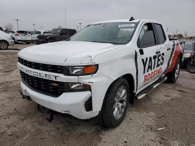 2021 CHEVROLET SILVERADO K1500 CUSTOM VIN: 1GCRYBEK9MZ113646