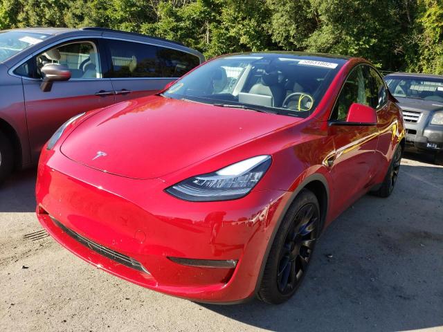 2021 TESLA MODEL Y VIN: 5YJYGDEE4MF232232