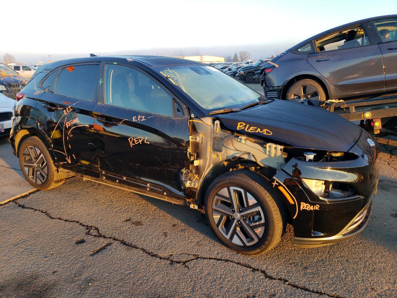 2022 HYUNDAI KONA SEL VIN:KM8K33AG3NU155425