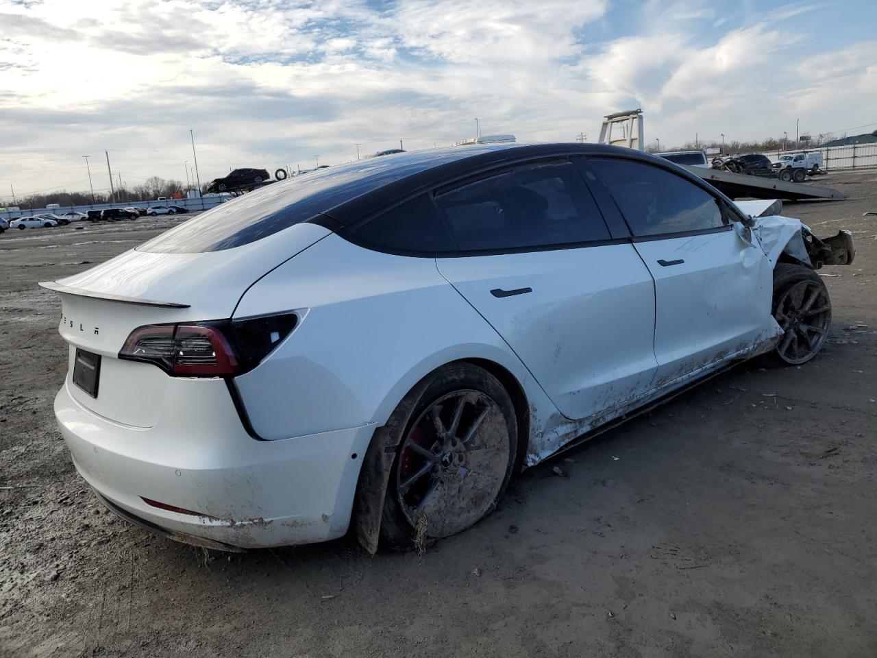 2022 TESLA MODEL 3  VIN:5YJ3E1EBXNF163598