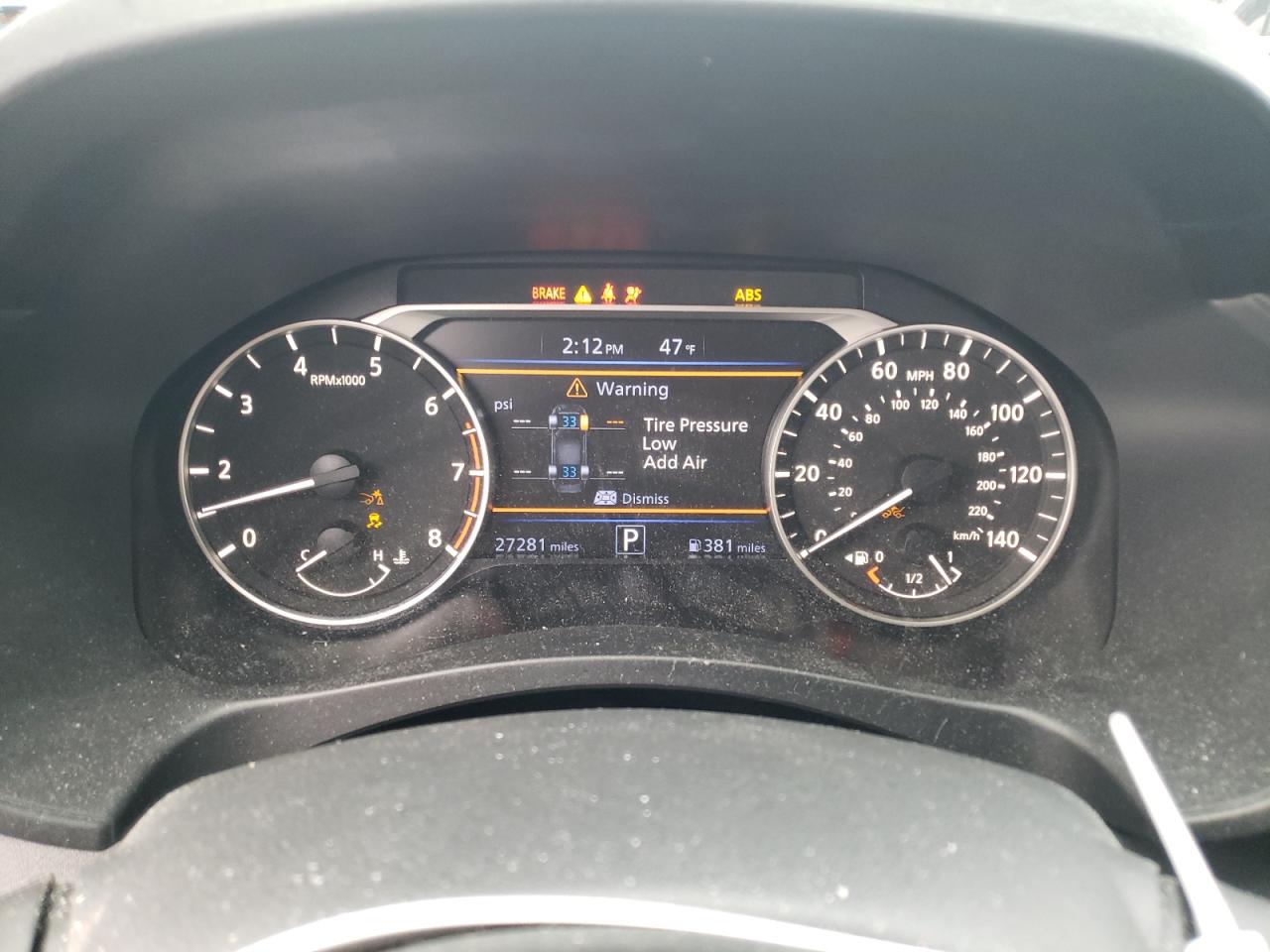 2022 NISSAN ALTIMA SV VIN:1N4BL4DV7NN311664