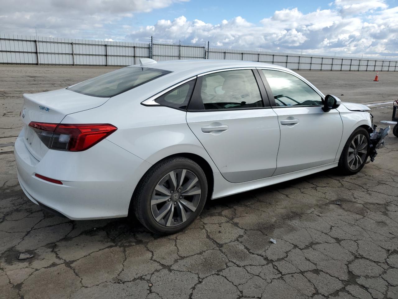 2022 HONDA CIVIC EX VIN:JHMFE1F76NX005450