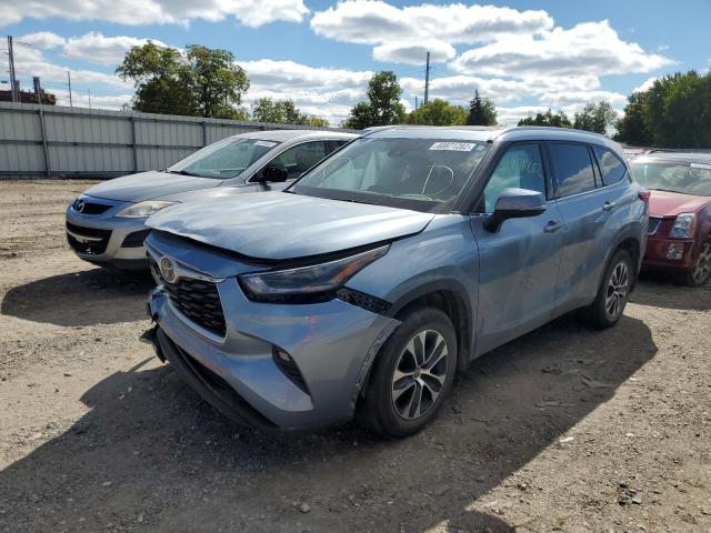 2021 TOYOTA HIGHLANDER XLE VIN: 5TDHZRBH7MS139190