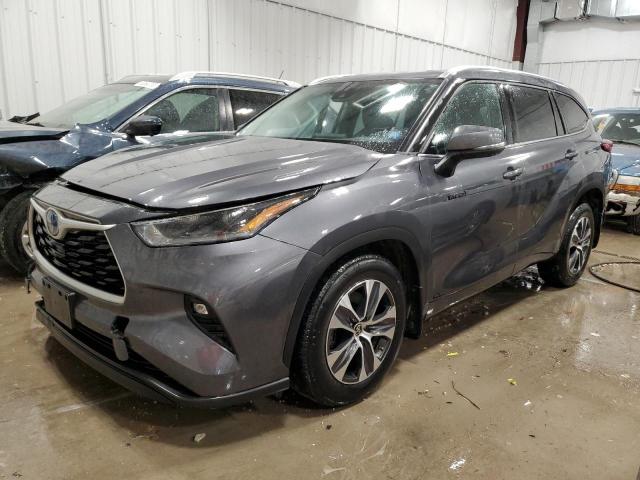 2021 TOYOTA HIGHLANDER HYBRID XLE VIN: 5TDGBRCH5MS514749