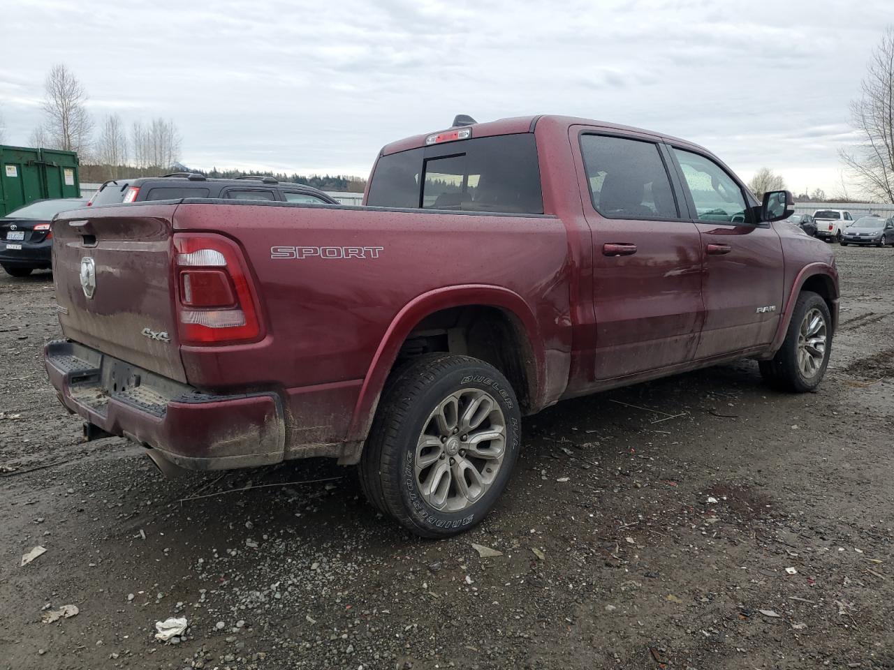 2022 RAM 1500 LARAMIE VIN:1C6SRFJT2NN455007