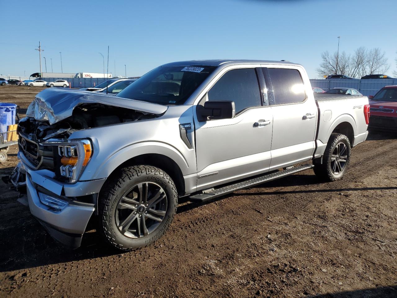 2022 FORD F150 SUPERCREW VIN:1FTFW1ED6NFA69662