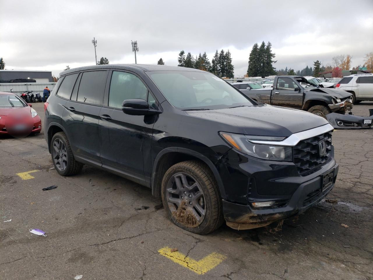 2022 HONDA PASSPORT EXL VIN:5FNYF8H55NB022794