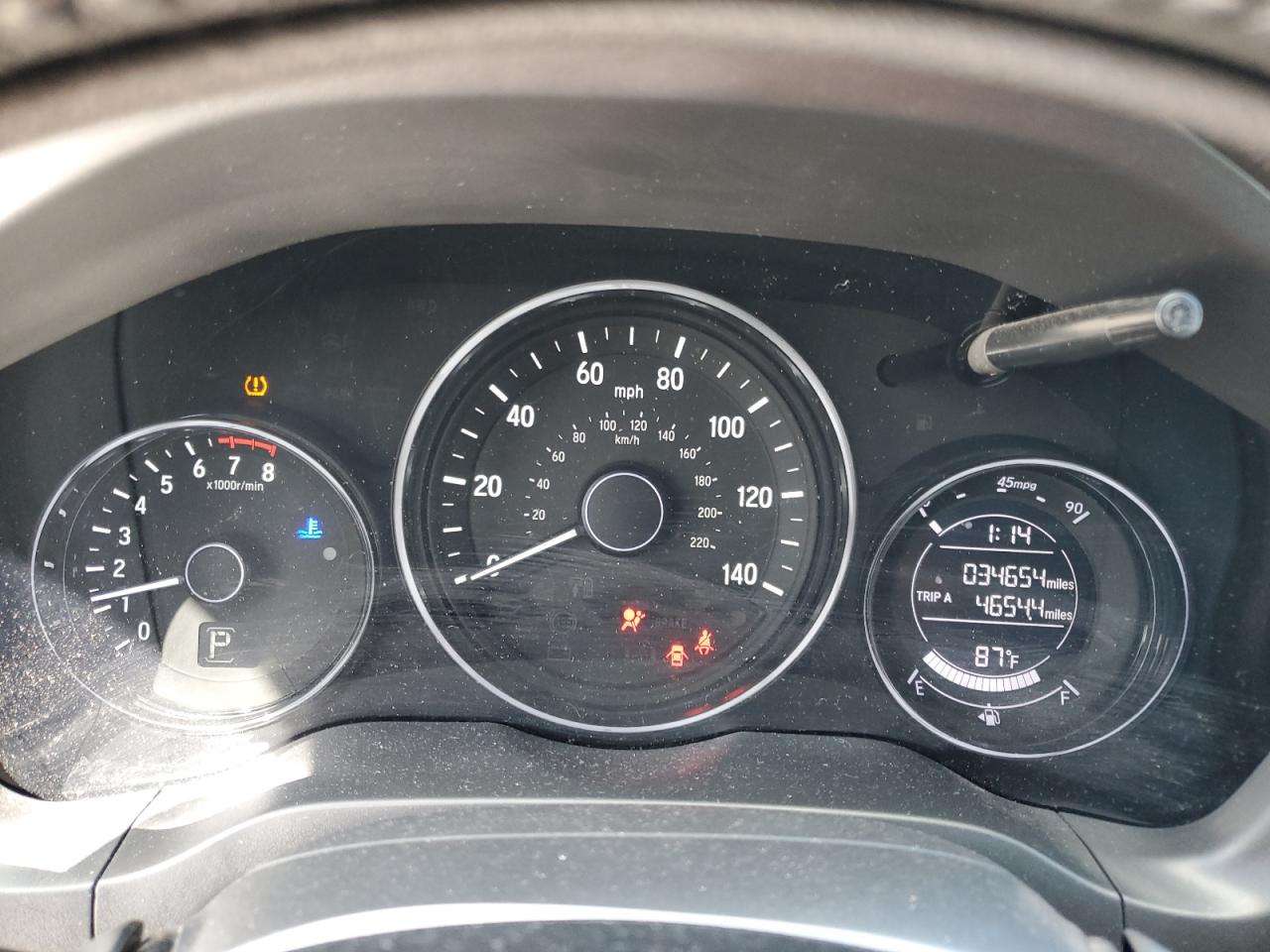 2022 HONDA HR-V SPORT VIN:3CZRU5H17NM734901