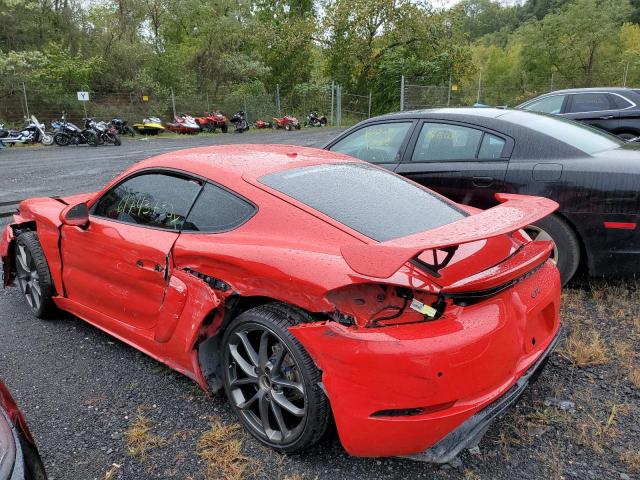 2021 PORSCHE CAYMAN GT4 VIN: WP0AC2A82MS289243