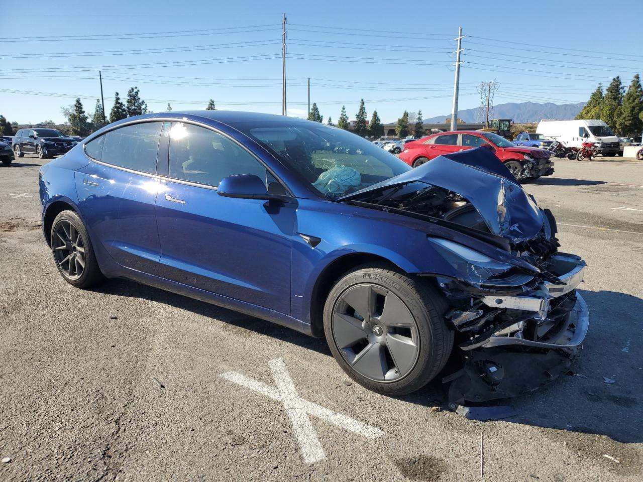 2022 TESLA MODEL 3  VIN:5YJ3E1EA2NF135429