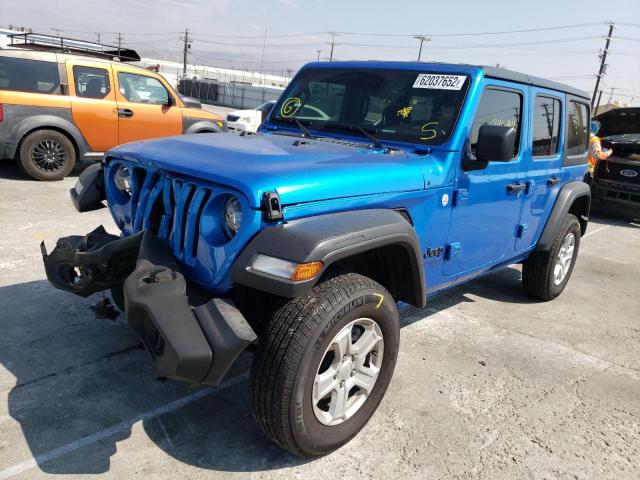 2021 JEEP WRANGLER UNLIMITED SPORT VIN: 1C4HJXDN5MW707421