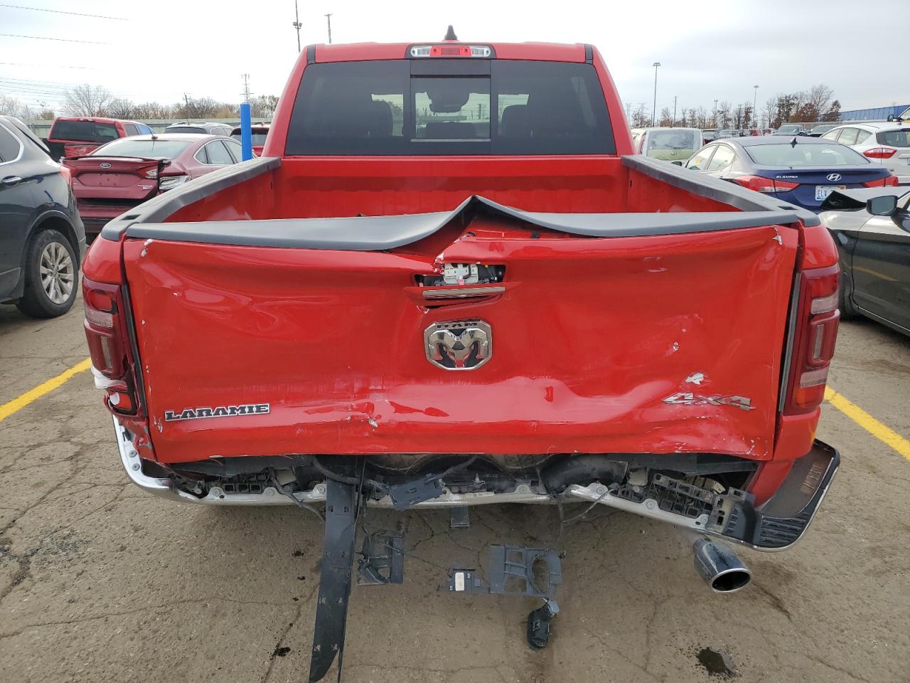 2022 RAM 1500 LARAMIE VIN:1C6SRFJT9NN344373