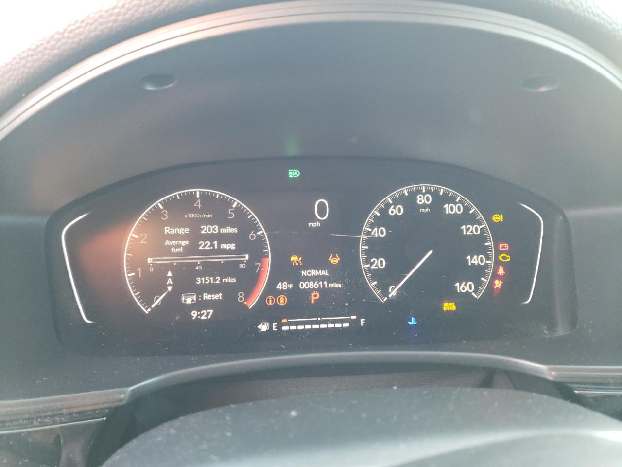 2022 HONDA CIVIC SPORT VIN:2HGFE2F53NH589687