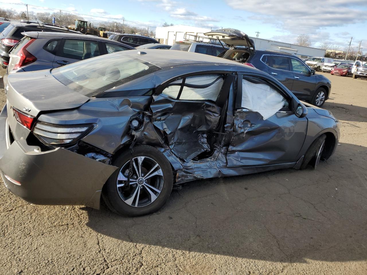 2022 NISSAN SENTRA SV VIN:3N1AB8CV7NY215136