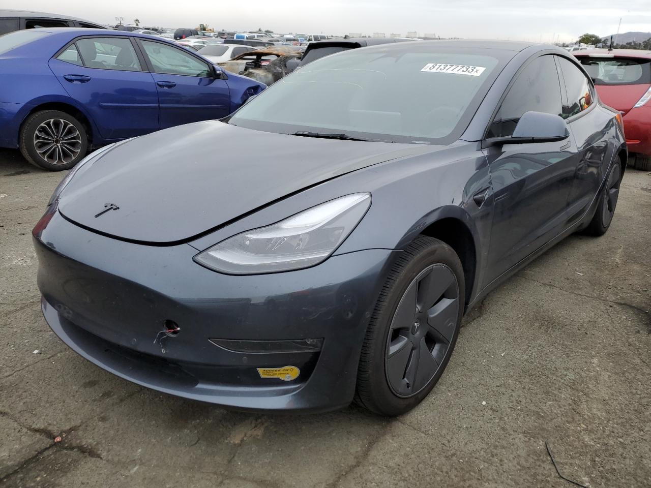 2022 TESLA MODEL 3  VIN:5YJ3E1EB8NF358891