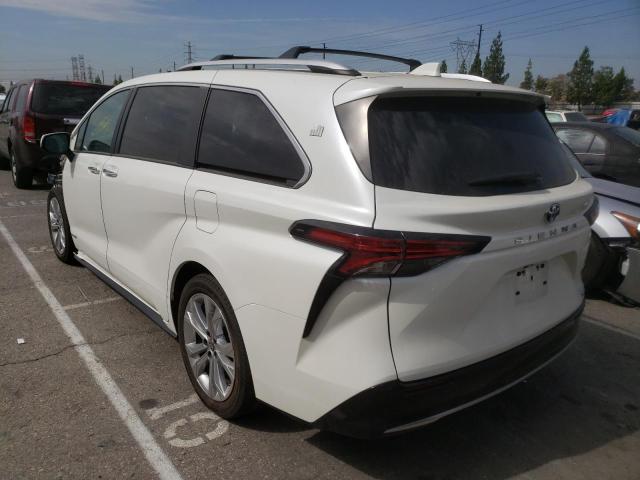 2021 TOYOTA SIENNA LIMITED VIN: 5TDERKEC9MS008224