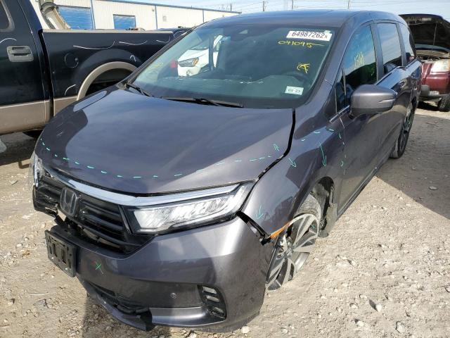 2021 HONDA ODYSSEY TOURING VIN: 5FNRL6H85MB041095