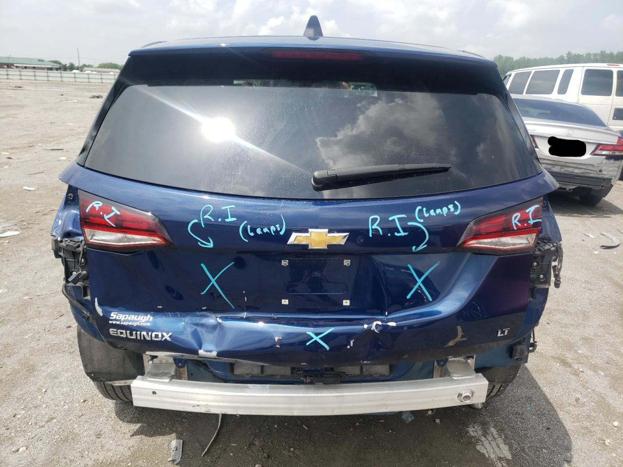 2022 CHEVROLET EQUINOX LT VIN:3GNAXKEV8NL203249