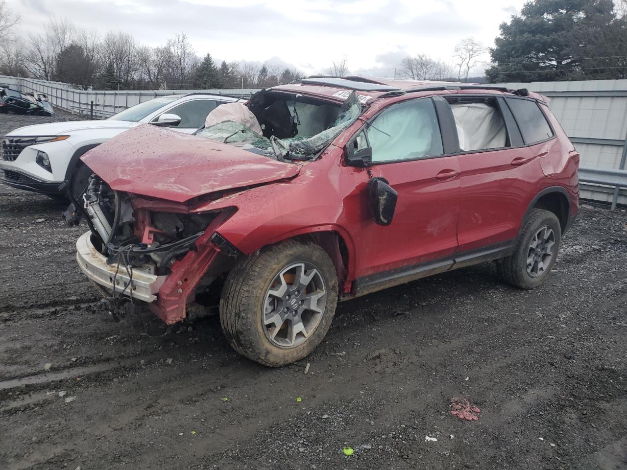 2022 HONDA PASSPORT TRAIL SPORT VIN:5FNYF8H65NB028359