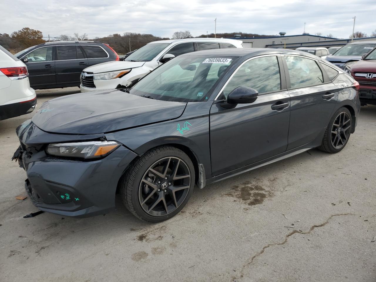 2022 HONDA CIVIC SPORT TOURING VIN:19XFL1H86NE022469