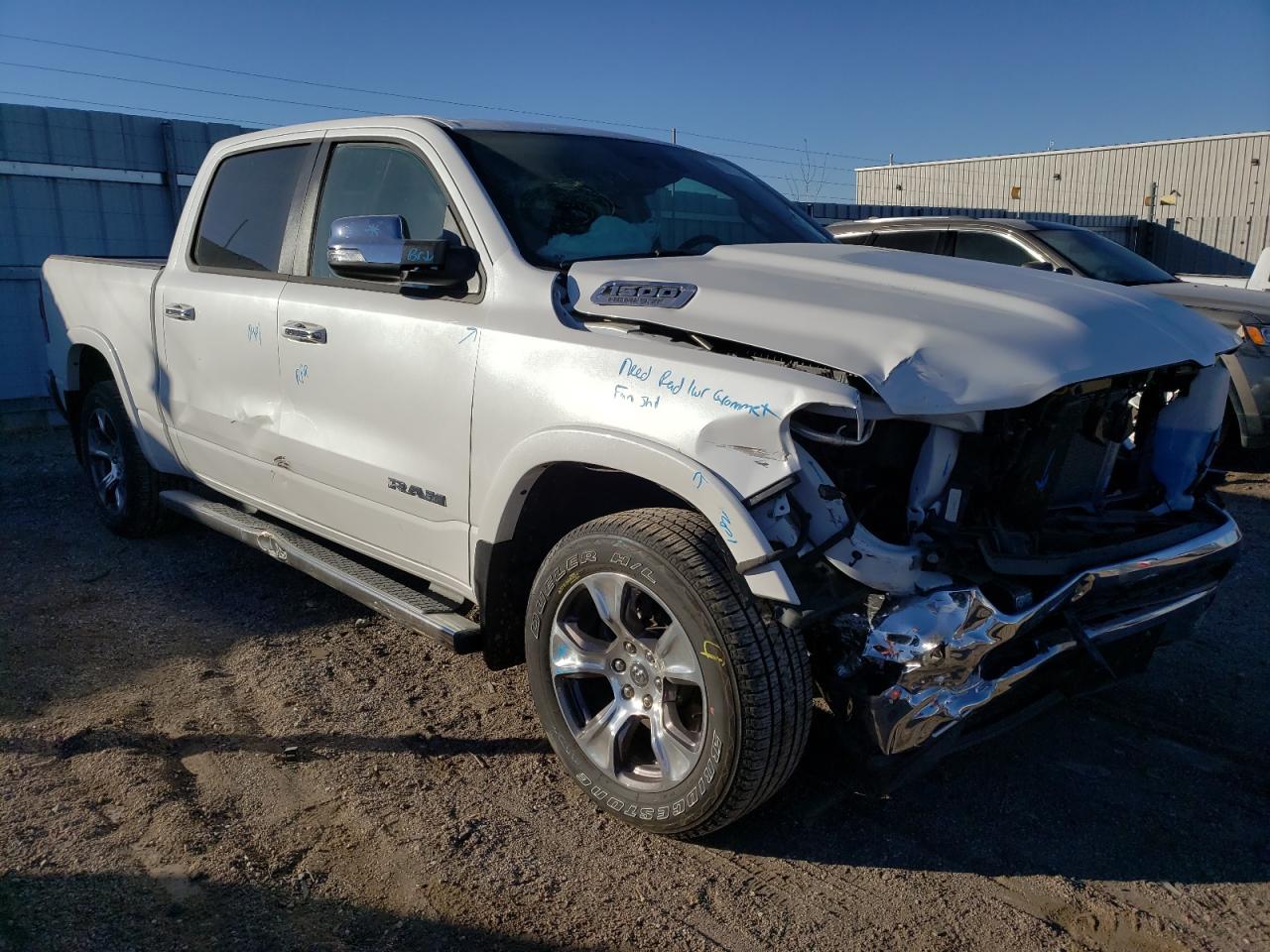 2022 RAM 1500 LARAMIE VIN:1C6SRFJT6NN349577