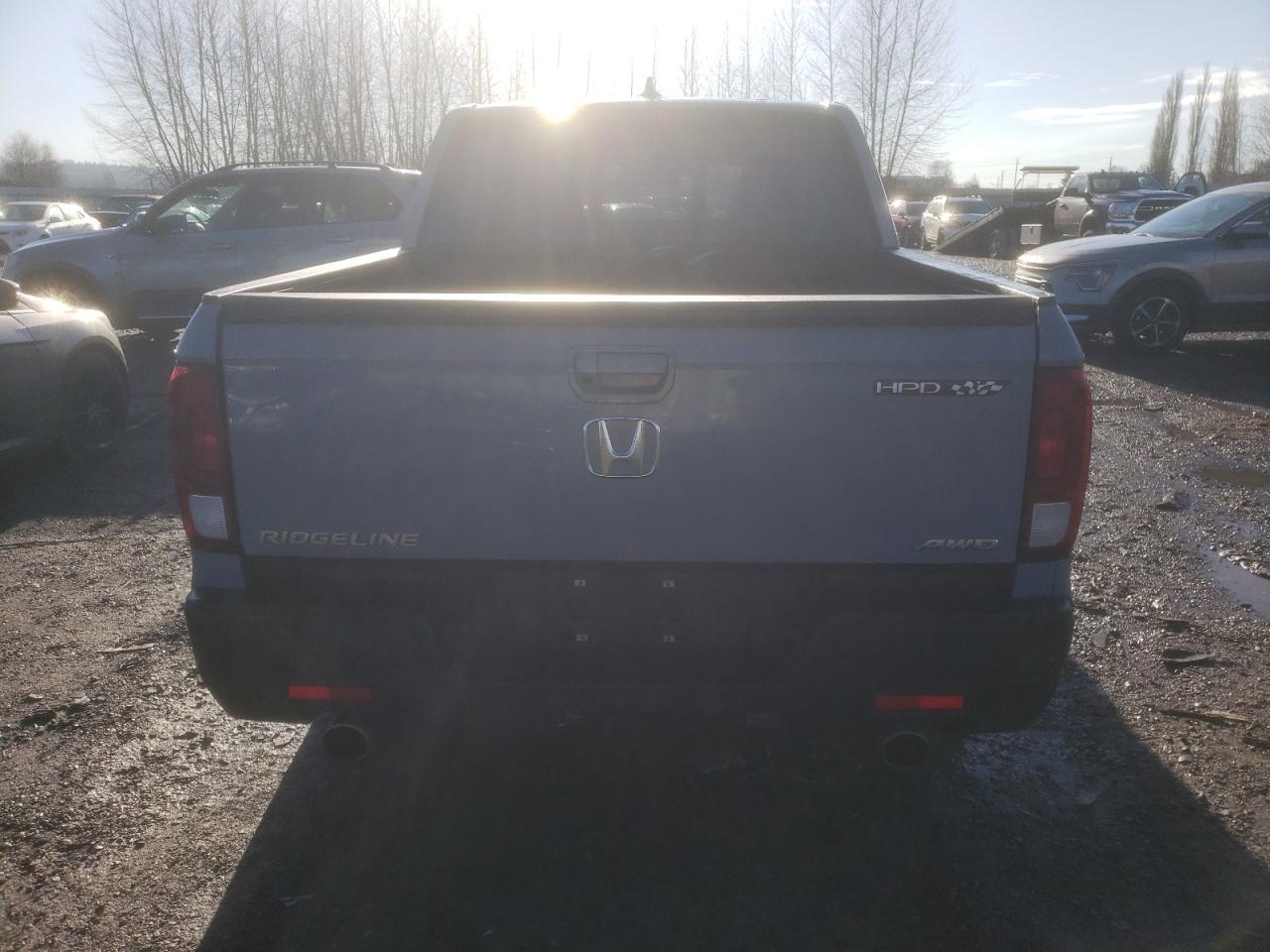 2022 HONDA RIDGELINE RTL VIN:5FPYK3F72NB018437