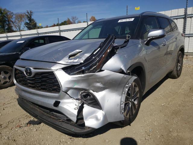 2021 TOYOTA HIGHLANDER XLE VIN: 5TDGZRAH5MS041224