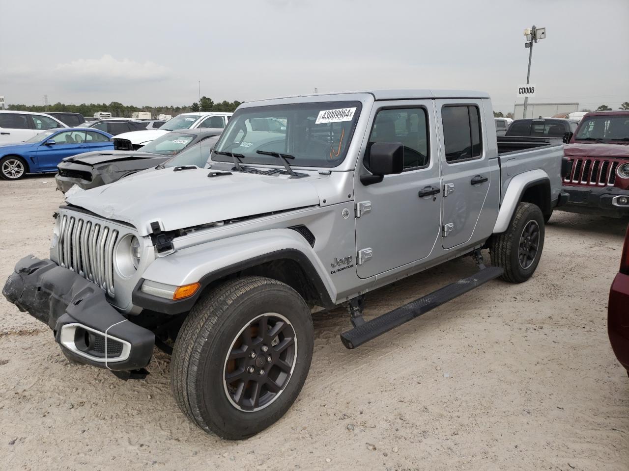 2022 JEEP GLADIATOR OVERLAND VIN:1C6HJTFG5NL180577