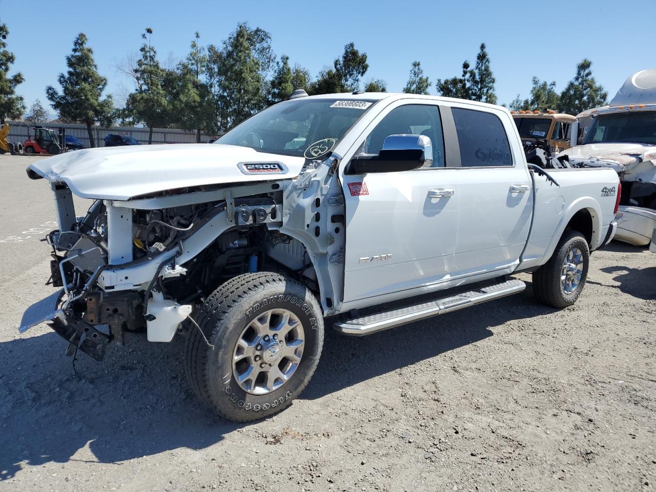 2022 RAM 2500 LARAMIE VIN:3C6UR5FL8NG386327