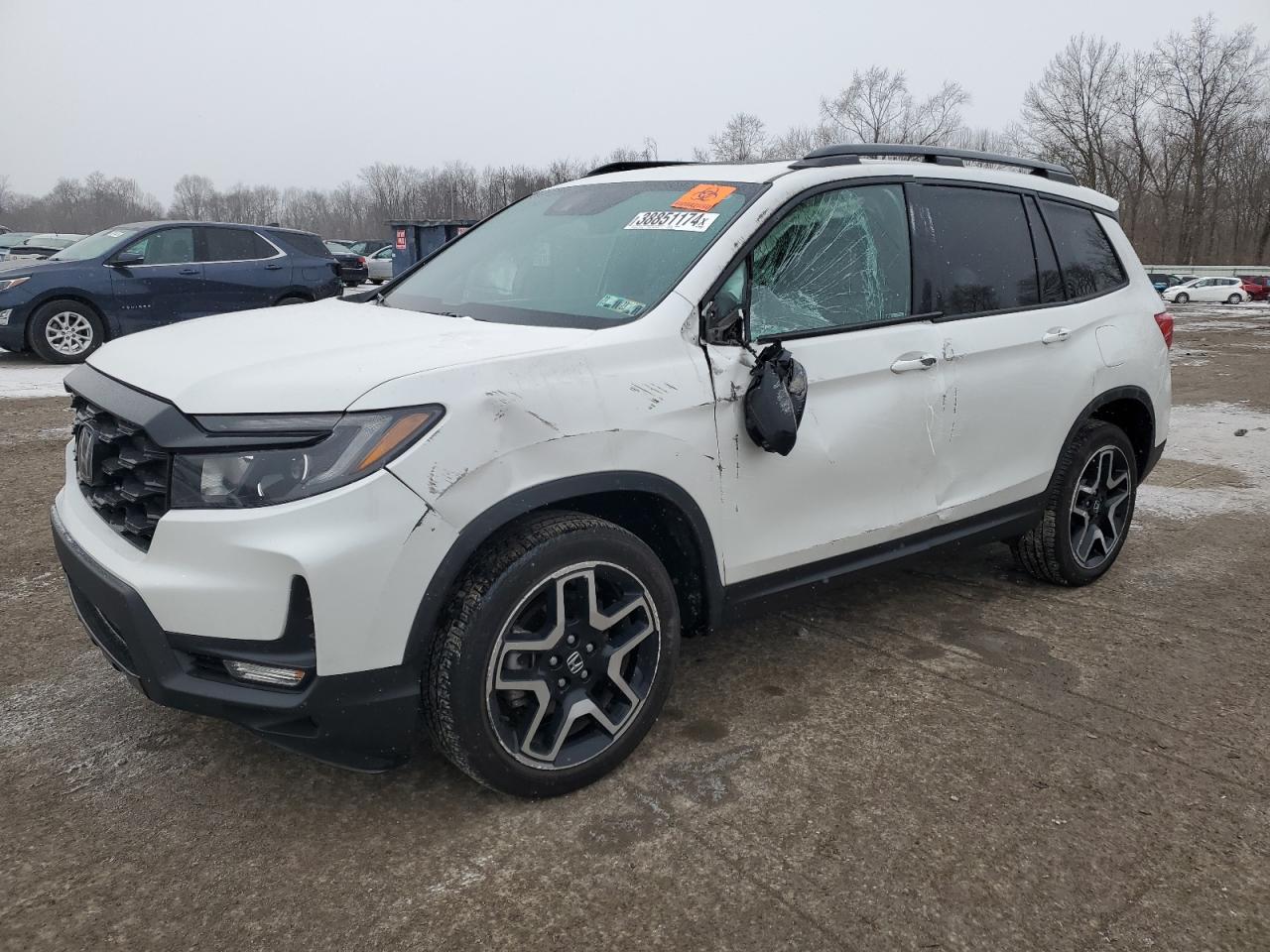 2022 HONDA PASSPORT ELITE VIN:5FNYF8H02NB031893