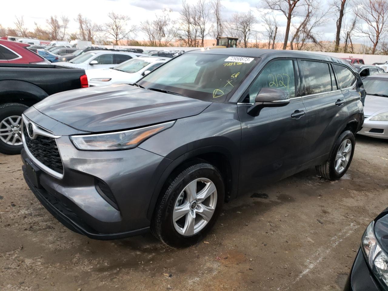 2023 TOYOTA HIGHLANDER L VIN:5TDKDRAH4PS510641