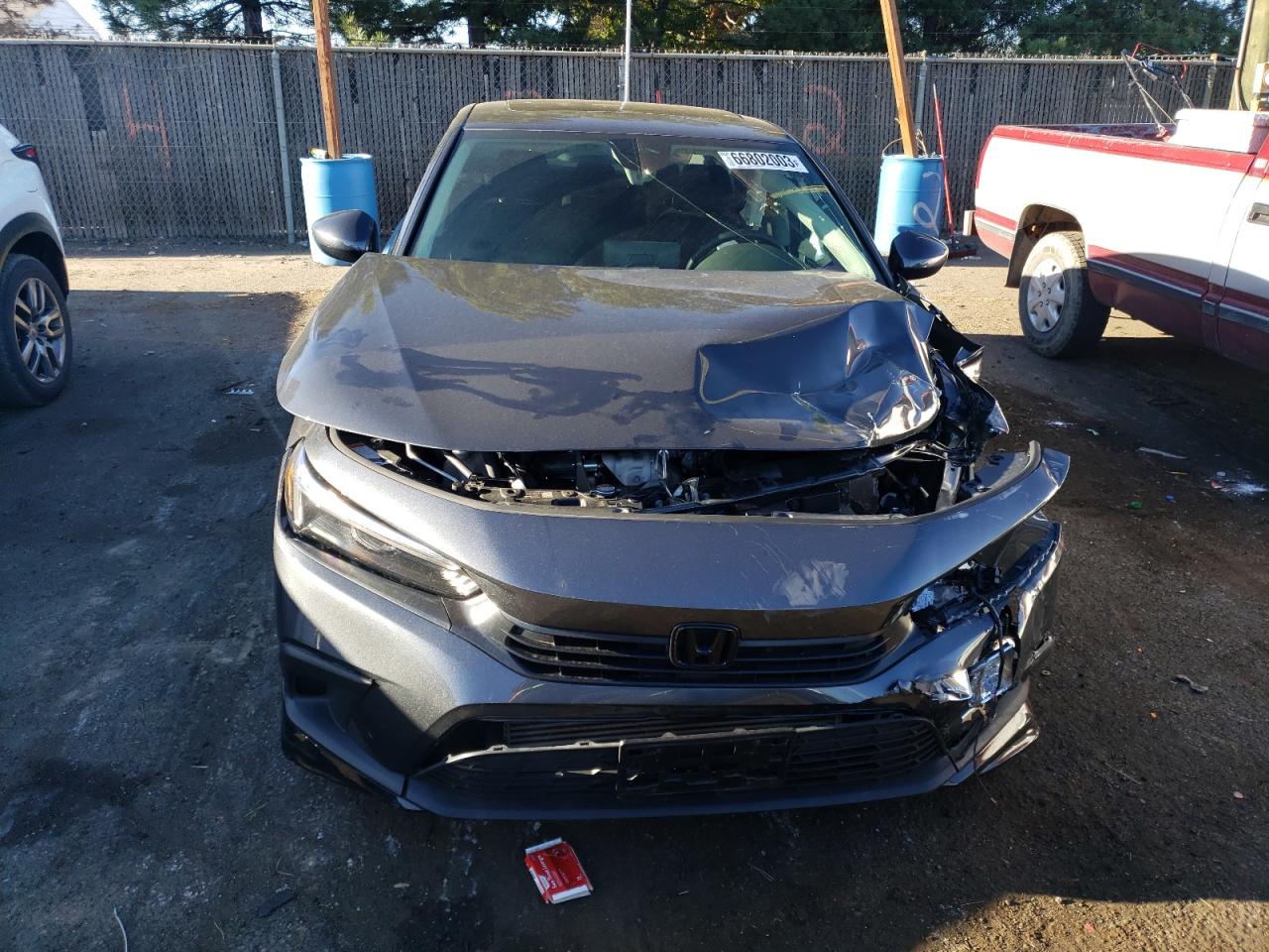 2022 HONDA CIVIC EX VIN:2HGFE1F77NH329062