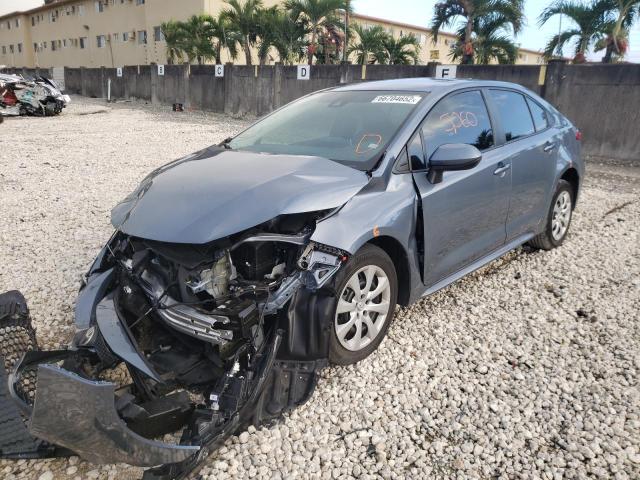 2021 TOYOTA COROLLA LE VIN: 5YFEPMAE6MP152668