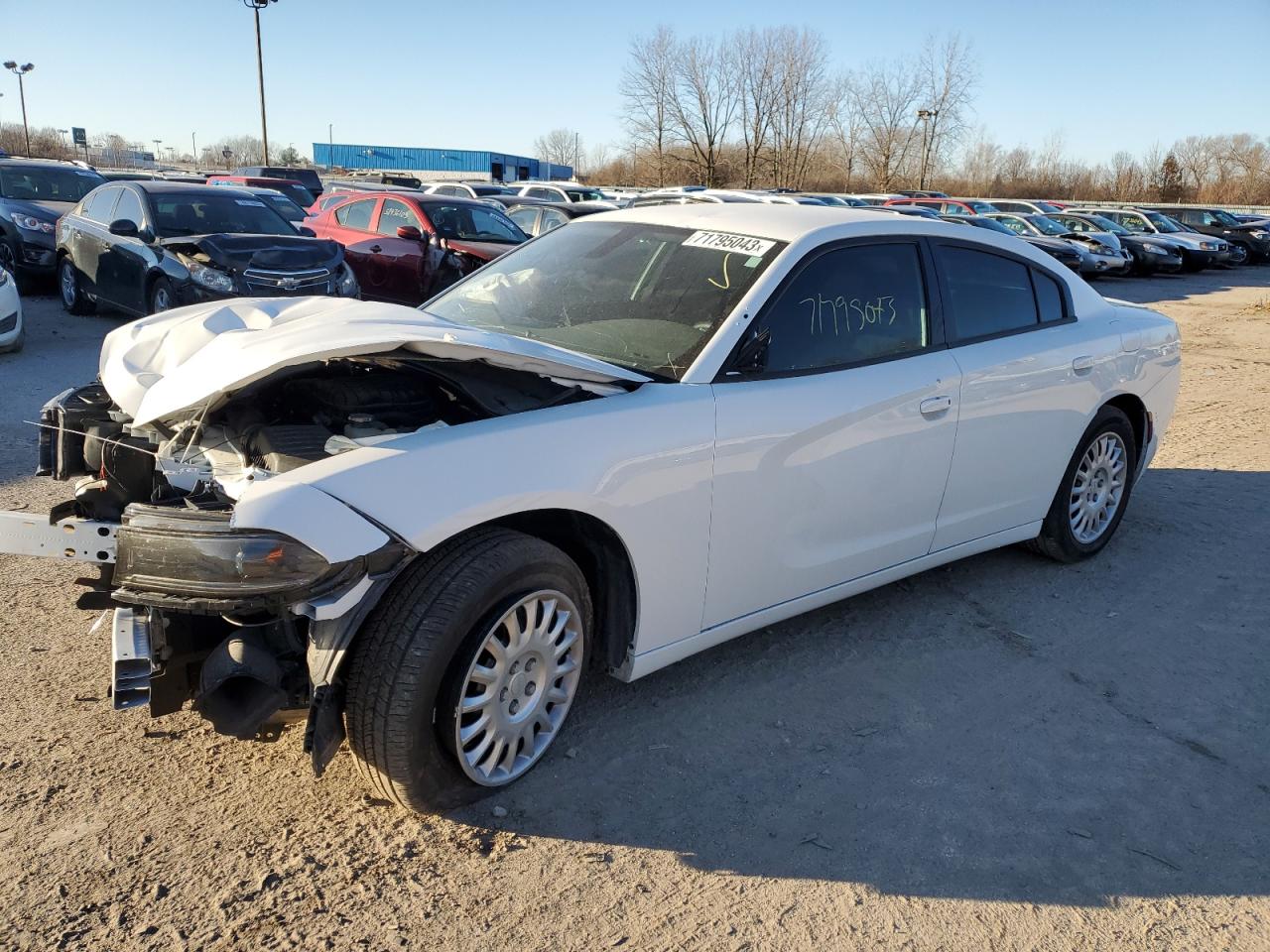 2022 DODGE CHARGER POLICE VIN:2C3CDXKG4NH232578