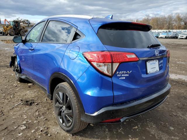 2021 HONDA HR-V SPORT VIN: 3CZRU6H17MM735552