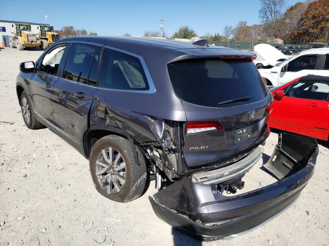 2021 HONDA PILOT EXL VIN: 5FNYF5H56MB039245