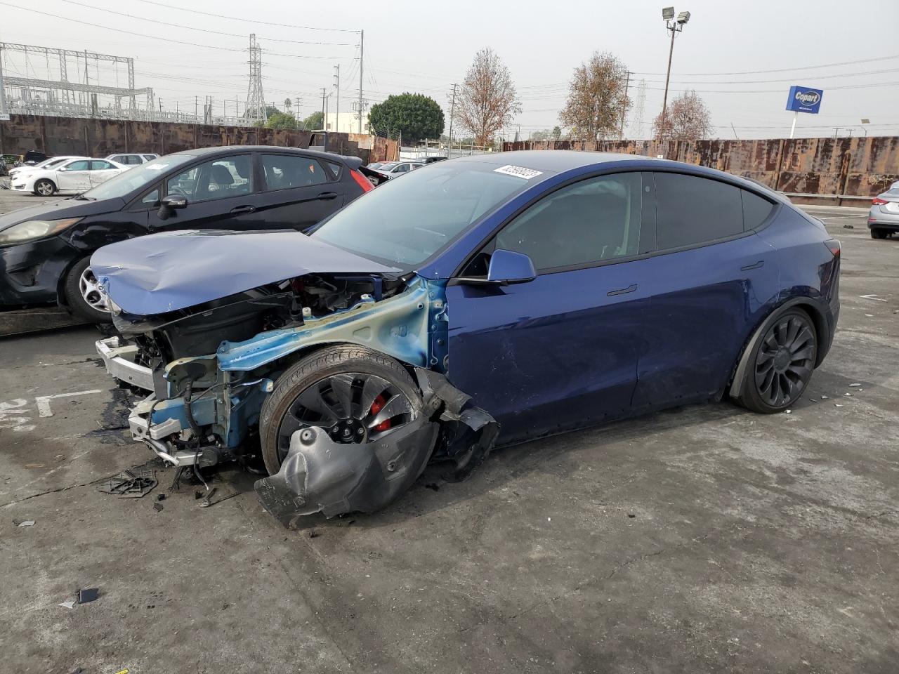 2023 TESLA MODEL Y  VIN:7SAYGDEFXPF702411