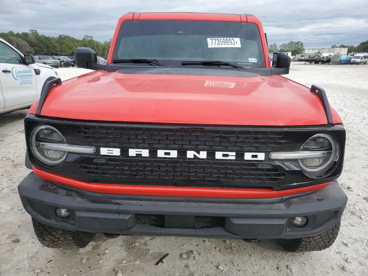 2022 FORD BRONCO BASE VIN:1FMDE5CP2NLA98426