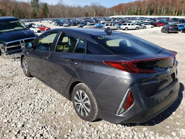 2021 TOYOTA PRIUS PRIME LE VIN: JTDKAMFP5M3182672