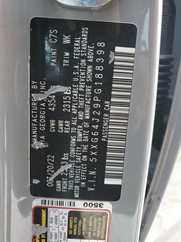 2023 KIA K5 GT LINE VIN:5XXG64J29PG188398