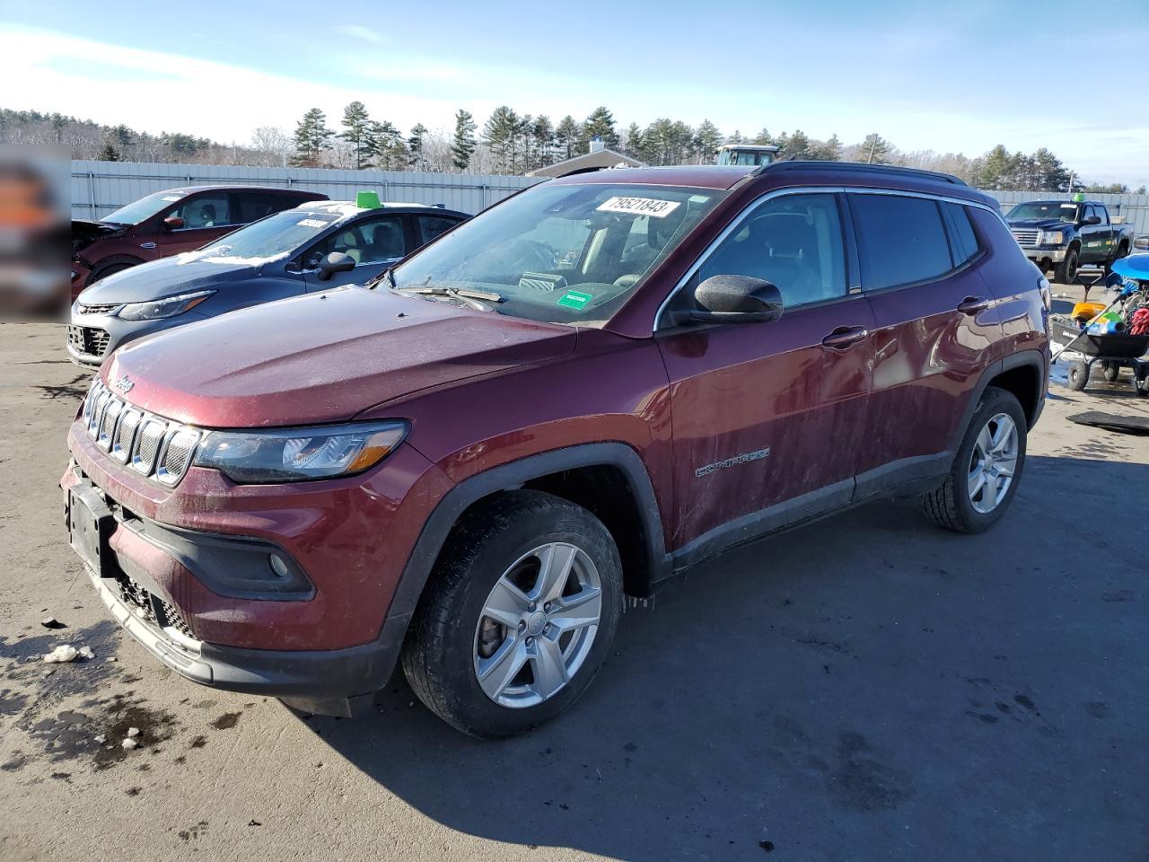 2022 JEEP COMPASS LATITUDE VIN:3C4NJDBB1NT172976