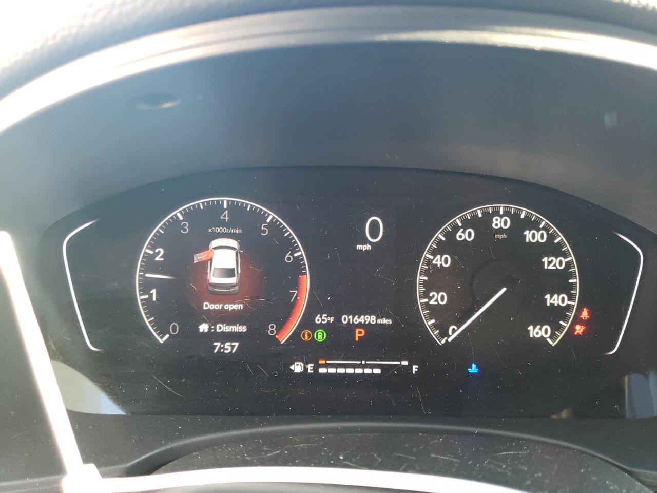 2022 HONDA CIVIC EX VIN:2HGFE1F77NH329062