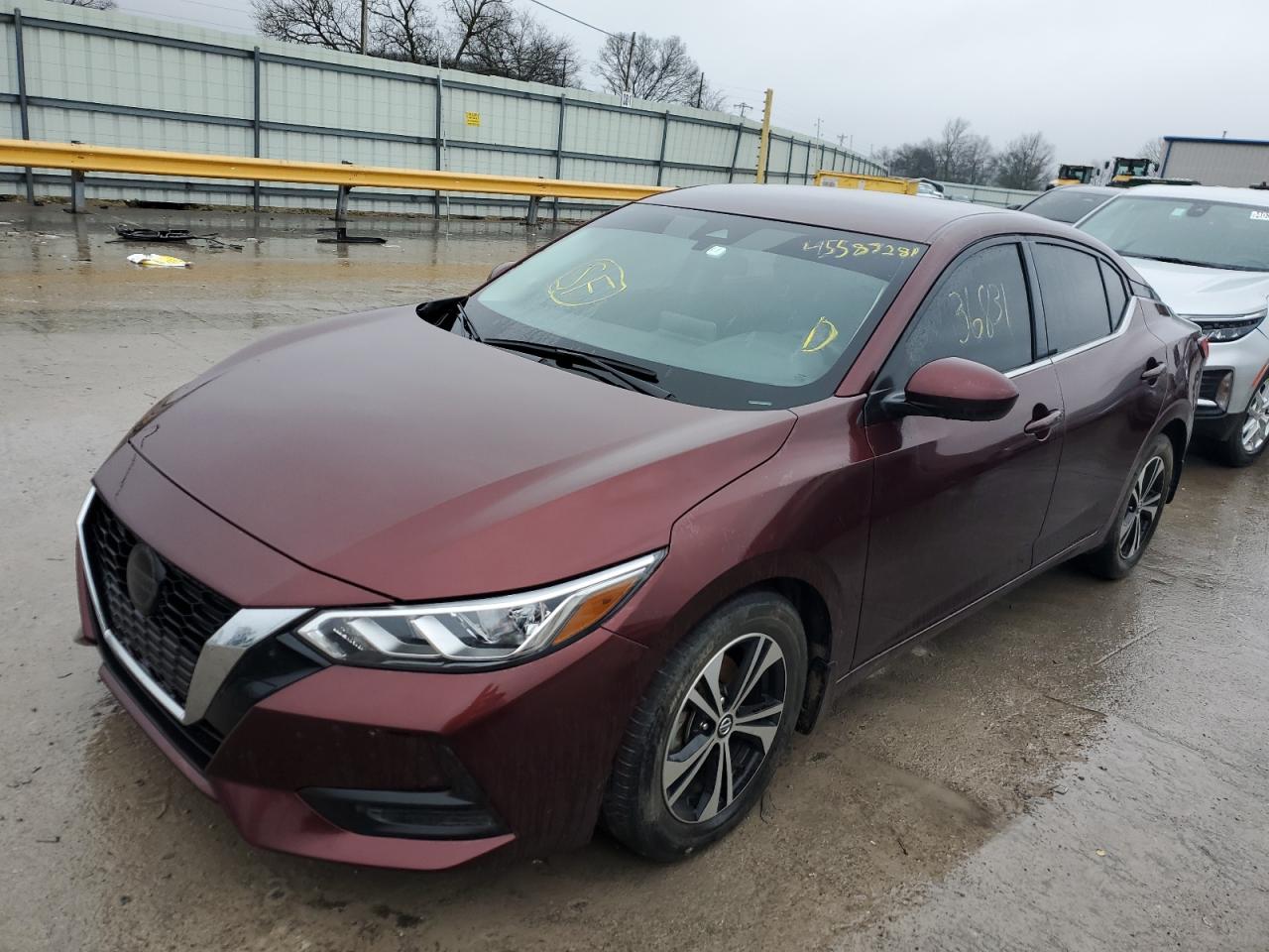 2022 NISSAN SENTRA SV VIN:3N1AB8CVXNY257025