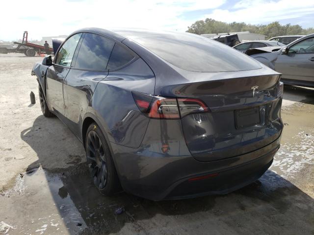 2021 TESLA MODEL Y VIN: 5YJYGAEE7MF143088