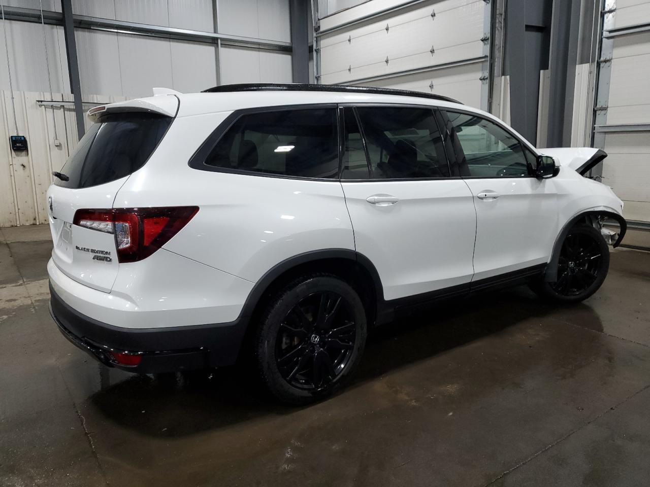 2022 HONDA PILOT BLACK VIN:5FNYF6H76NB024401
